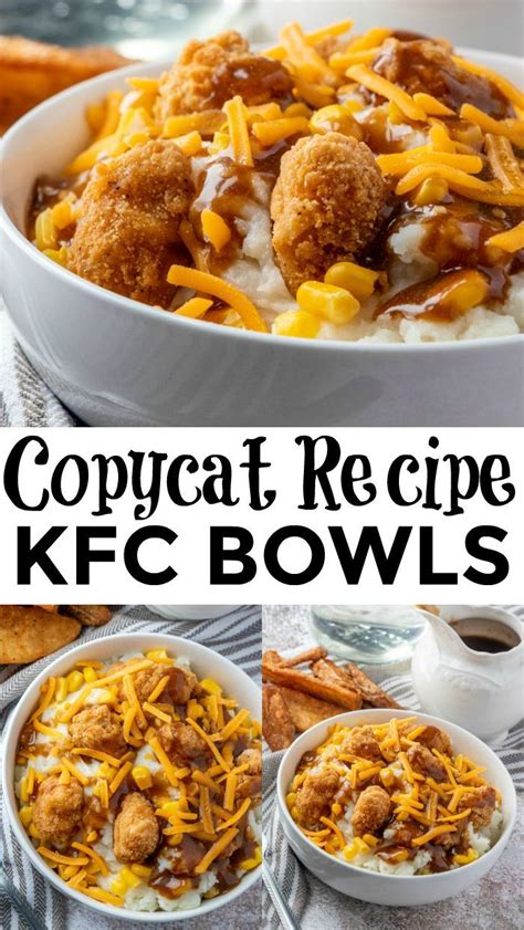 Copycat KFC Bowls | Recipe | Recipes, Cooking recipes, Dinner recipes ...