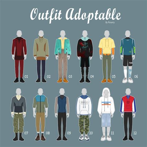 Anime Outfits Male Drawing : (closed) Casual Outfit Adopts 39 [male] By Https://www.deviantart ...