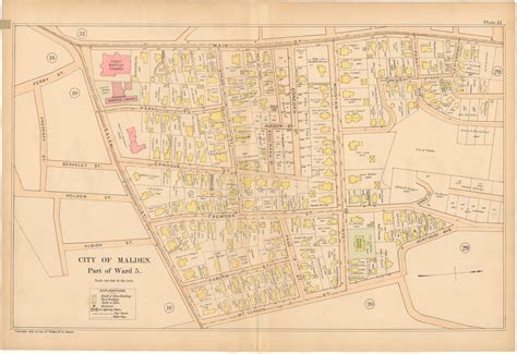 Malden, Massachusetts 1897 Plate 21 – WardMaps LLC