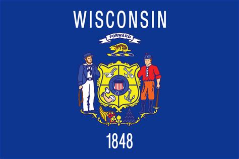 WISCONSIN STATE FLAG - Liberty Flag & Banner Inc.