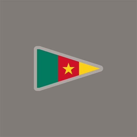 Premium Vector | Illustration of cameroon flag template