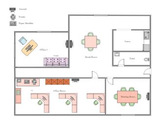 Office Floor Plan Templates | EdrawMax Free Editable