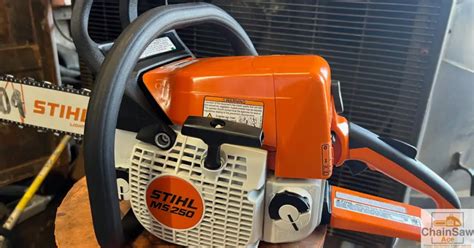 What Size Chain Does a Stihl MS 250 Take? – The Answer! – Chainsaw Ace