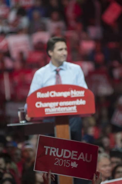 Justin Trudeau Election Rally Editorial Photo - Image of editorial ...