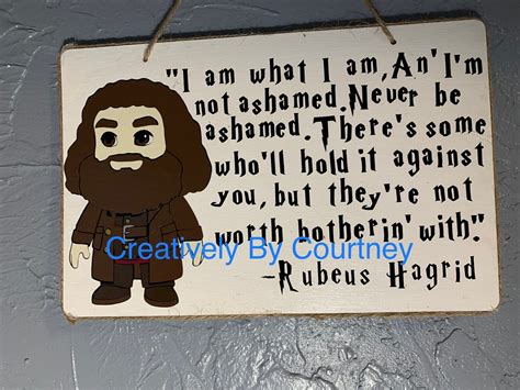 Rubeus Hagrid Quote Sign | Etsy