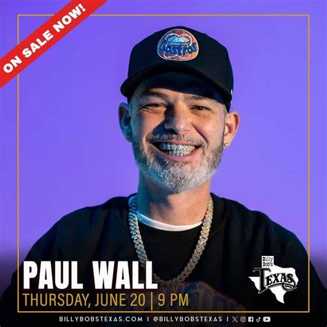 PAUL WALL & FRIENDS LIVE AT BILLY BOBS for A LIVE BAND PERFORMANCE ...