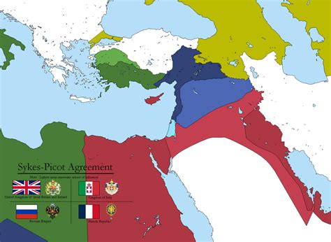 Map of the Sykes-Picot Agreement by MattiafromEsperia on DeviantArt