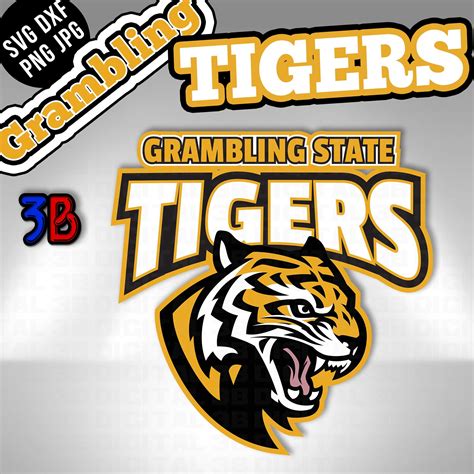 Grambling Tigers Louisiana Fighting Tigers SVG Digital - Etsy