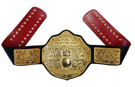 Gold Big Gold World Heavyweight Championship Belt | Fandu Belts