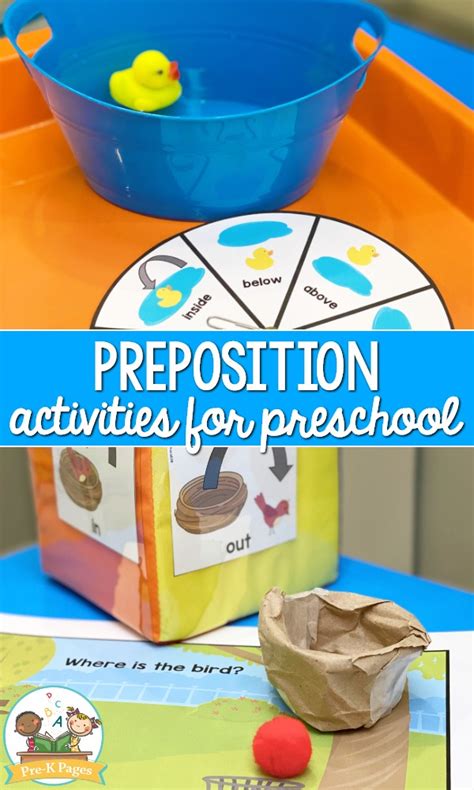 Positional Words Activities for Preschoolers - Pre-K Pages