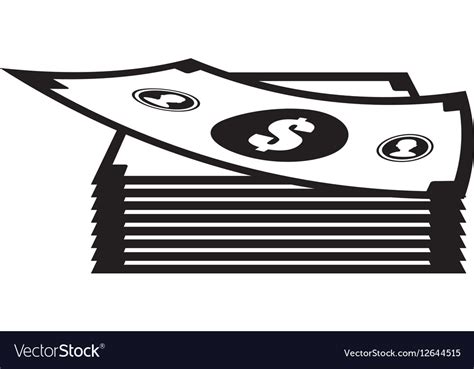 Money bills design Royalty Free Vector Image - VectorStock