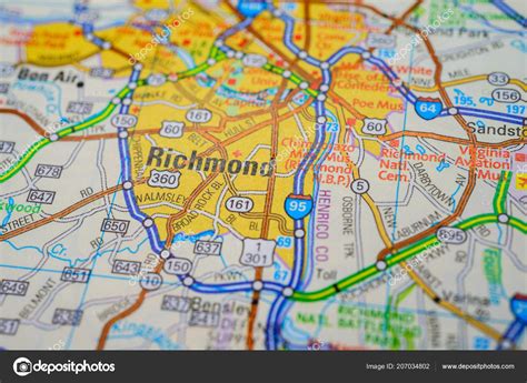 Richmond Usa Map Stock Photo by ©aallm 207034802