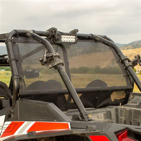 Rear Window - Polaris RZR 2014-2023 - Black | MOTOROOF