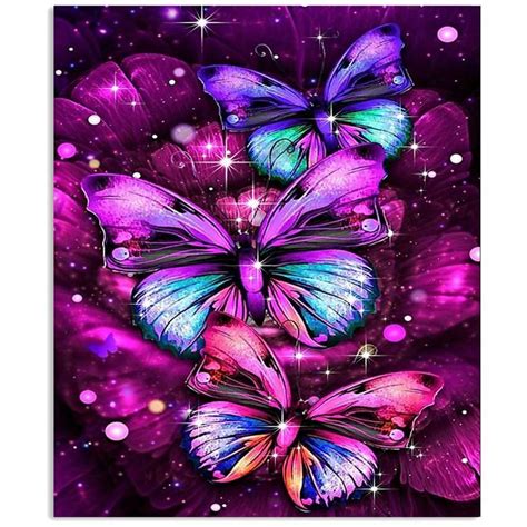 Beautiful Butterflies In Starry Night Special Custom Design Vertical Poster - Poster Art Design
