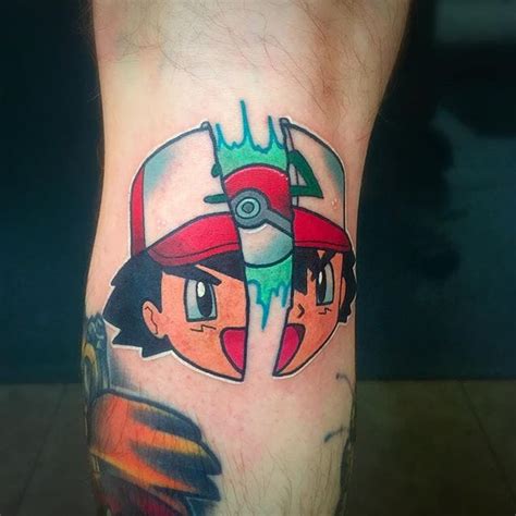 Ash Pokemon Tattoo