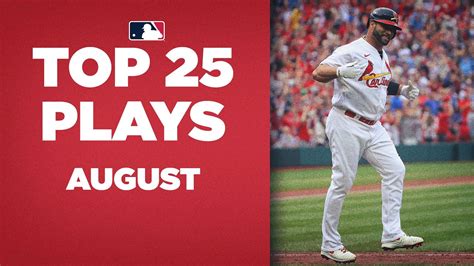 The Top 25 Plays of August!! (Albert Pujols & Aaron Judge chasing records, Shohei Ohtani ...