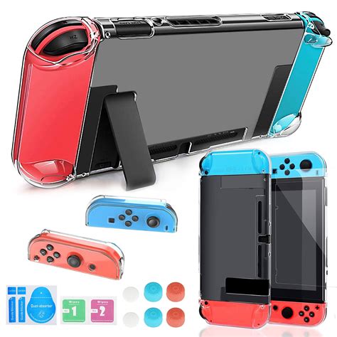 TSV Protective Cover Case Fit for Nintendo Switch, Dockable Clear Case ...