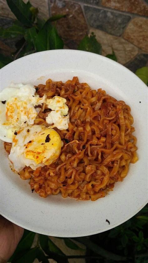 Samyang Carbonara with egg | Fotografi makanan, Resep makanan, Makanan