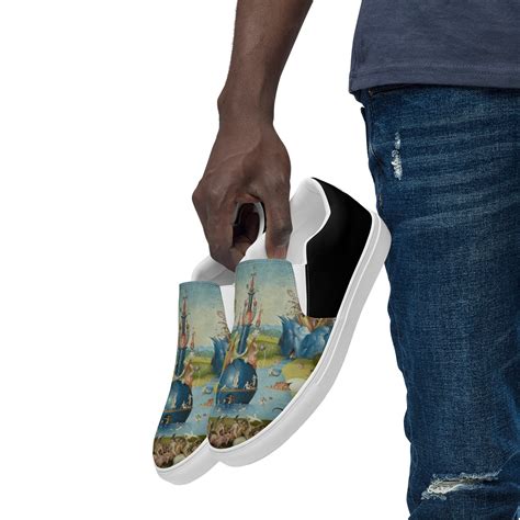 Surrealism Slip-on Shoes for Men I Hieronymus Bosch - Etsy