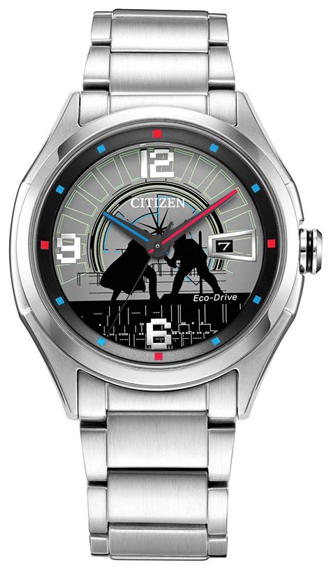 Citizen Eco-Drive Star Wars Luke and Darth Vader 41mm Stainless Steel Watch