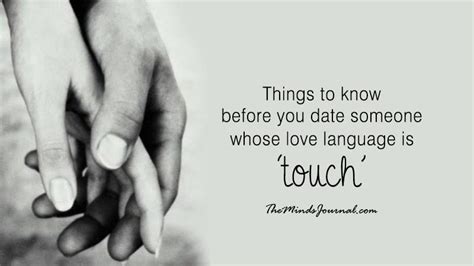 Physical Touch Love Language Quotes - ShortQuotes.cc