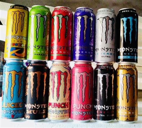 Monster Energy Drink Mega Mix (12 Pack) | Imported Exotic Flavors ...