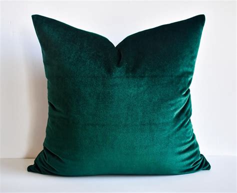 Velvet Pillow - Forest Green in 2021 | Velvet pillows, Pillows, Green pillows