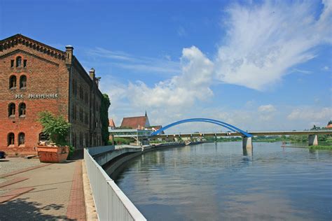 Stadtbrücke Frankfurt (Oder) (bridge), Seenland Oder-Spree, Frankfurt ...