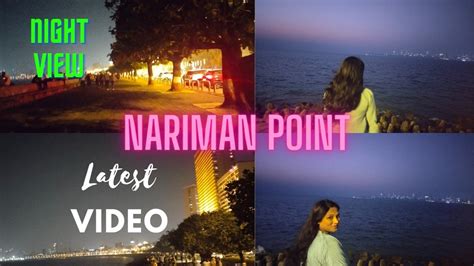 Nariman point Mumbai। Night view South Mumbai। Best location in Mumbai। Marine drive। 2022 - YouTube