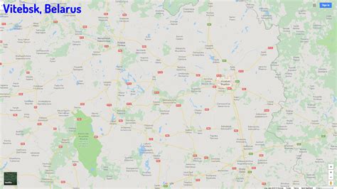 Vitebsk Map - Belarus