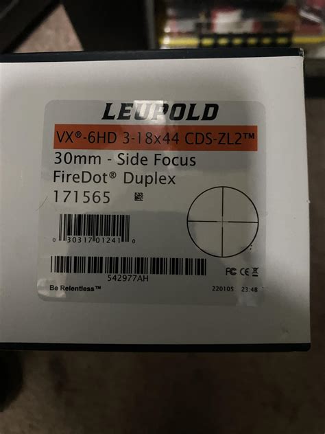 SOLD/EXPIRED - Leupold VX-6HD 3-18x44 | Long Range Hunting Forum