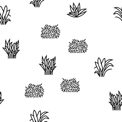 Aquatic Seaweed Natural Plant vector seamless pattern 19001040 Vector Art at Vecteezy