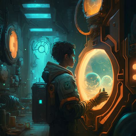 ArtStation - The Futuristic Explorers: A Digital Painting of a City ...