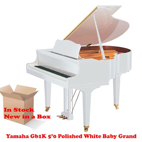 Yamaha GB1K Grand Piano Polished White - Freehold Music Center