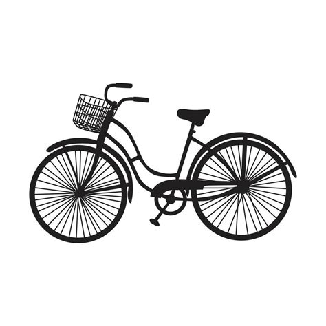 bike silhouette vector illustration 25424598 Vector Art at Vecteezy