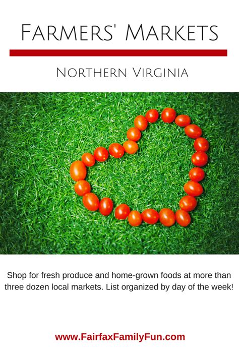 Farmers Markets in Northern Virginia | Farmers market, Northern virginia, Marketing