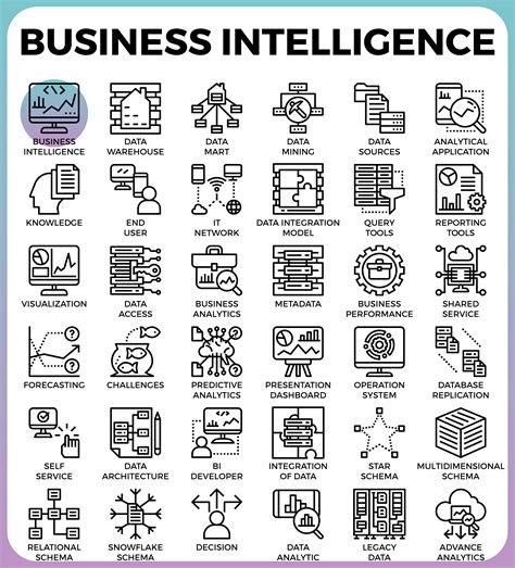 Business intelligenceBI concept icons 544796 Vector Art at Vecteezy