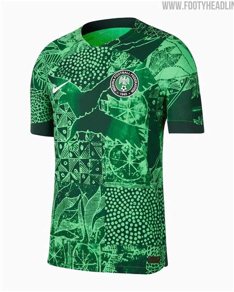 NIKE releases Nigeria’s new home and away jersey for 2022 (photos)