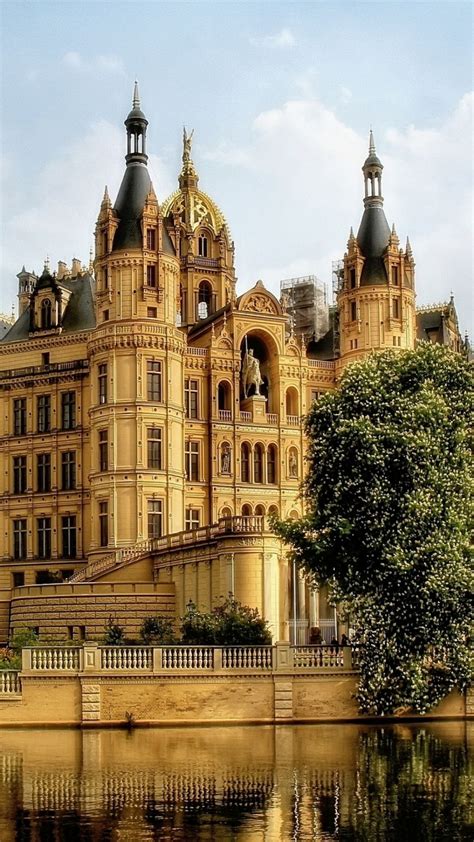 germany, schwerin, castle, water, trees | Castles to visit, Schwerin, Germany castles