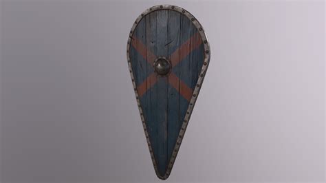 Medieval Kite Shield Model - TurboSquid 2042765