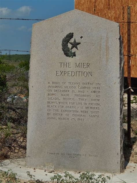 The Mier Expedition Historical Marker