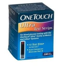 Lifescan One Touch Ultra Test Strips 100 per box