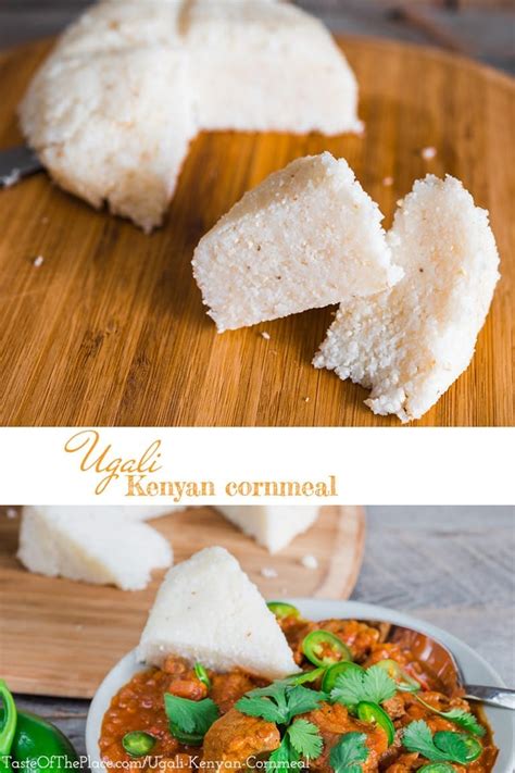 Ugali - a Kenyan cornmeal porridge