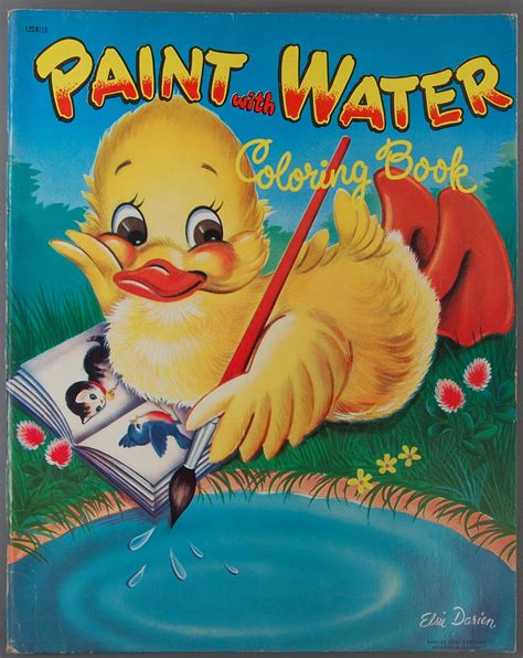 1953 PAINT WITH WATER COLORING BOOK Harriet Hentschel SAMUEL LOWE BOOK Unused | eBay