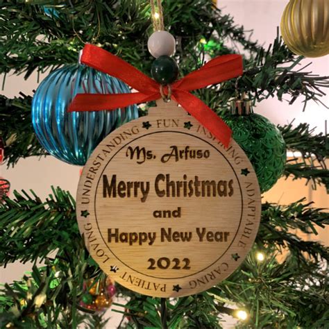 Personalized Merry Christmas Ornament – CustomizelyMore