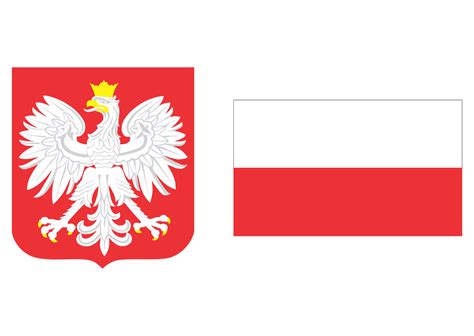 Polska flaga i godlo Logo Vector ~ Format Cdr, Ai, Eps, Svg, PDF, PNG