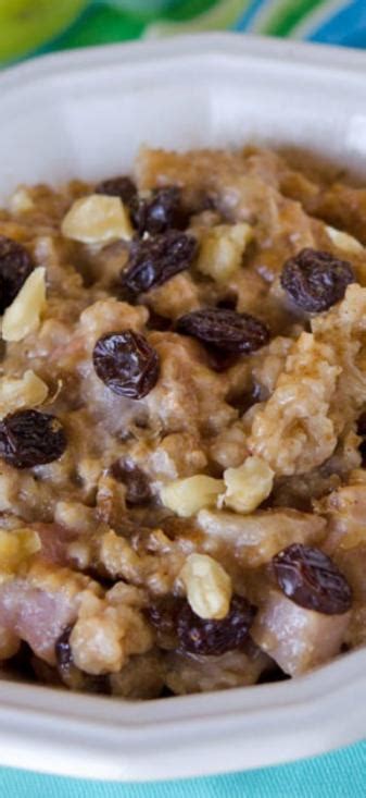 Slow Cooker Pear Oatmeal- Vegan Version | Once A Month Meals