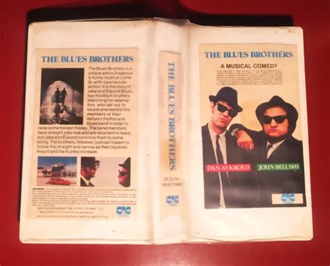 THE BLUES BROTHERS beta not vhs CIC VIDEO cult 80s comedy music Aykroyd ...