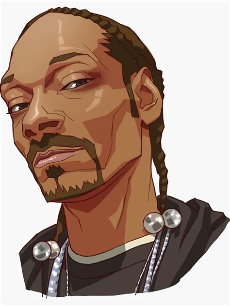 "snoop dogg rapper" Sticker for Sale by giselledermot | Redbubble