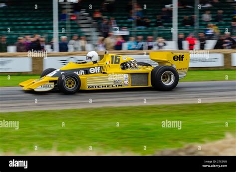 Renault RS01 F1 car at Goodwood Festival of Speed 2016. Renault RS01 was the first Formula One ...